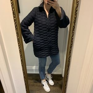 Armani Collezioni Wool Padded Coat with folded sleeves - Size 42